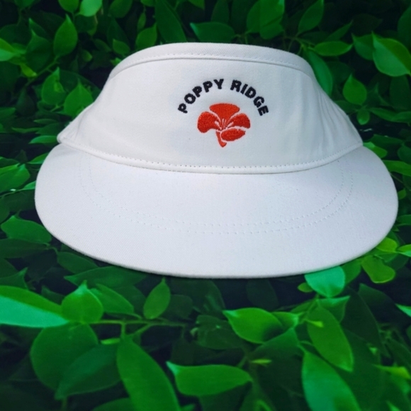Legendary Headwear Poppy Ridge Unisex Adjustable Golf Visor - White - NWOT - Picture 1 of 7